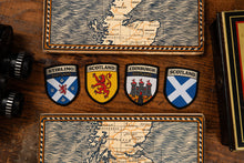 Load image into Gallery viewer, City of Edinburgh flag patch close-up - retro woven Scottish city flag patch