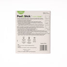 Patch adhesive sheets in use on a patch - cut to fit adhesive for iron-on or stick-on application