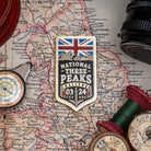 UK National Three Peaks Challenge hard enamel fridge magnet - Scafell Pike, Snowdon, Ben Nevis design
