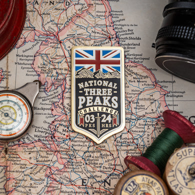 UK National Three Peaks Challenge fridge magnet