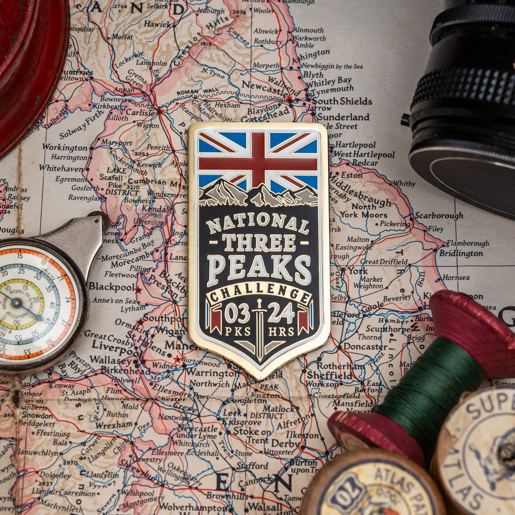 UK National Three Peaks Challenge fridge magnet