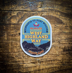 West Highland Way sticker