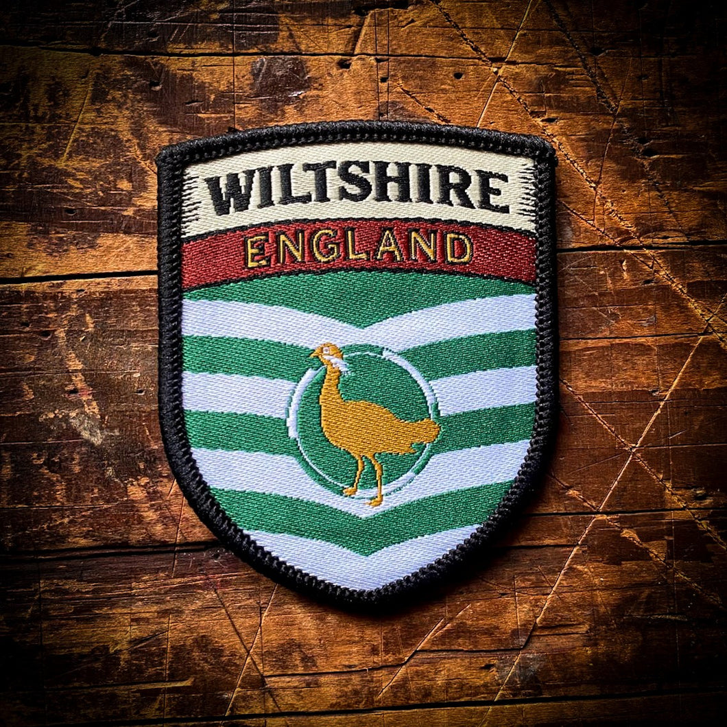 Wiltshire county flag patch