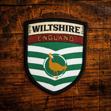 Wiltshire county flag patch