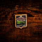 Yorkshire Dales National Park hard enamel pin - rolling dales design, butterfly clasp