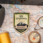 Yr Wyddfa (Snowdon) hard enamel fridge magnet - highest mountain in Wales, Celtic design