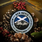Ben Nevis woven patch – Christmas gift product shot, highest mountain in Scotland patch