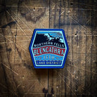 Blencathra hard enamel pin – Northern Fells Lake District Wainwright, vintage beer pump clip design, 3cm x 3cm