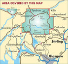 Harvey Maps Southern Highlands area coverage – 1:40,000 scale map for hillwalkers