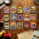 National Trails patches on outdoor gear – The Ridgeway patch included in collection
