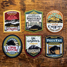 Welsh mountain vinyl stickers collection – Tryfan sticker included, outdoor waterproof sticker range