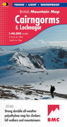 Cairngorms & Lochnagar (British Mountain Map) by Harvey Maps – 1:40,000 waterproof map cover