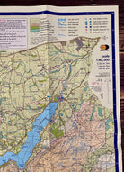 Harvey Maps Lake District British Mountain Map folded out – waterproof durable walking map