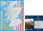 Munro & Corbett Wall Chart listing all Munros, Corbetts, Grahams and Donalds – detailed tick-off chart